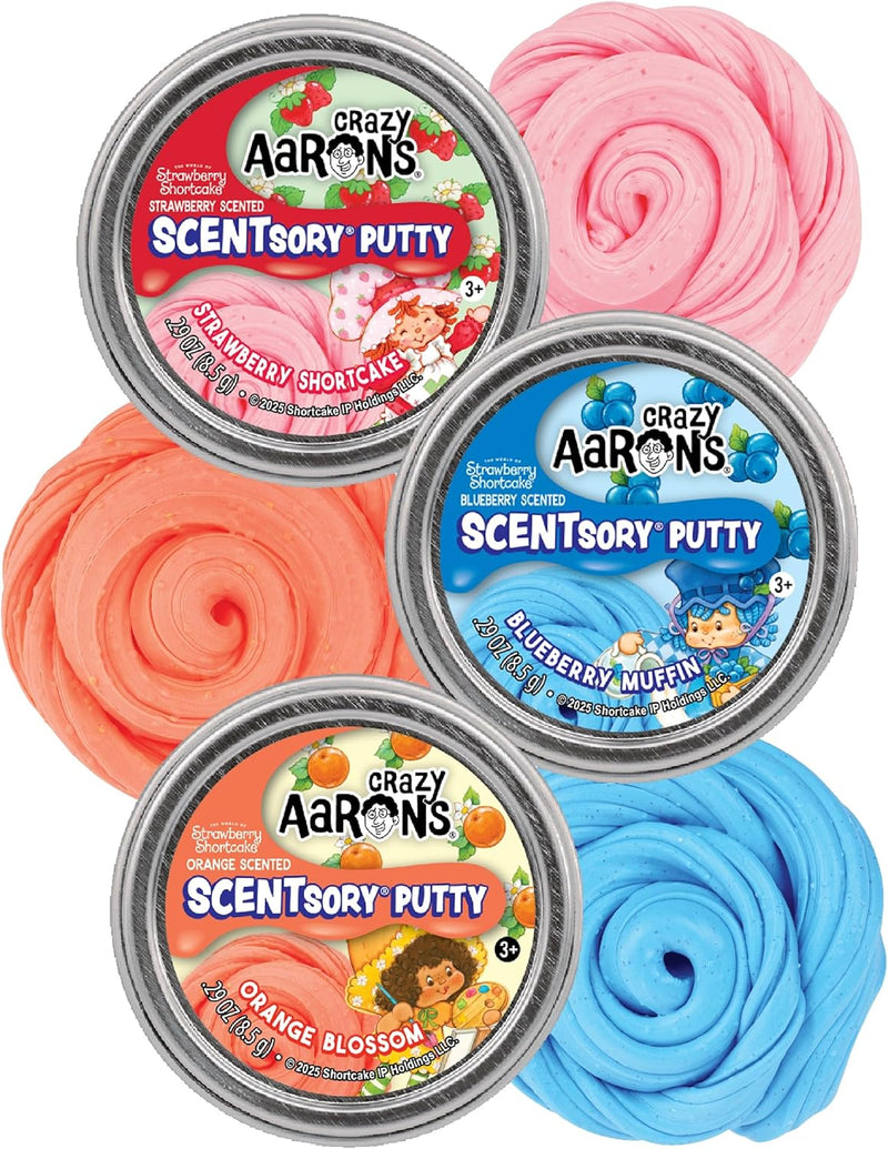 Strawberry Shortcake, Orange Blossom or Blueberry Muffin Mini Thinking Putty