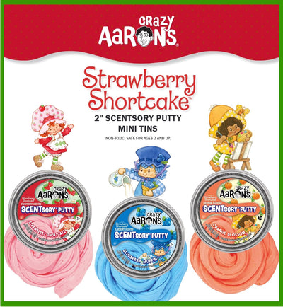 Strawberry Shortcake, Orange Blossom or Blueberry Muffin Mini Thinking Putty
