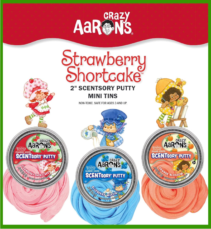 Strawberry Shortcake, Orange Blossom or Blueberry Muffin Mini Thinking Putty