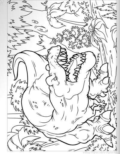 Coloring Book - Dinosaurs