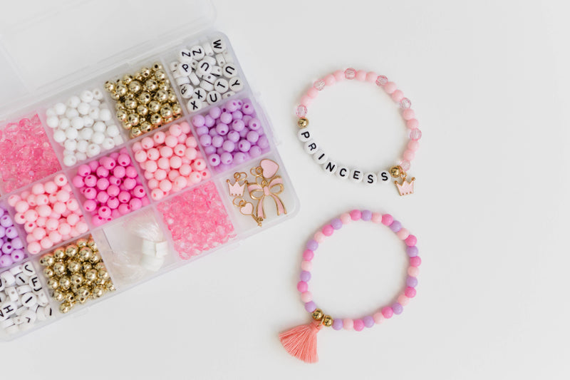 Princess Party DIY Stretchy Bracelet Craft Kit