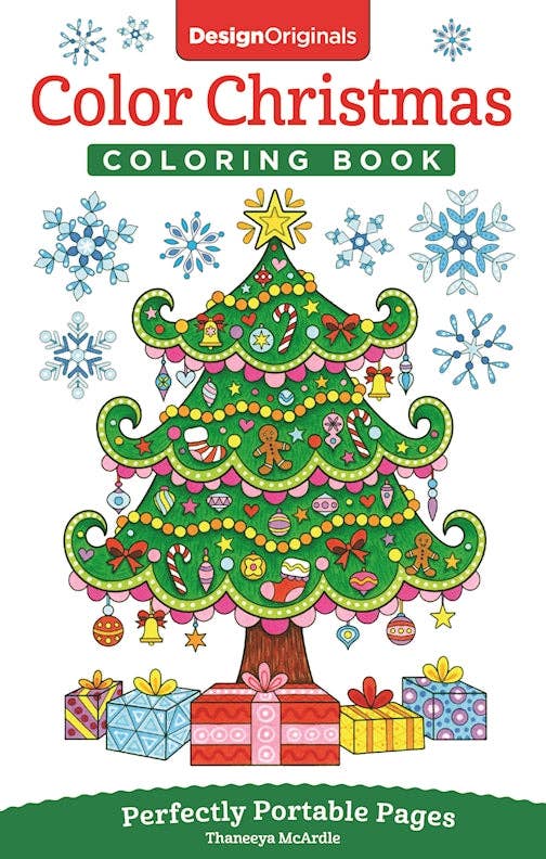 Color Christmas Coloring Book - Stocking Stuffer Size!