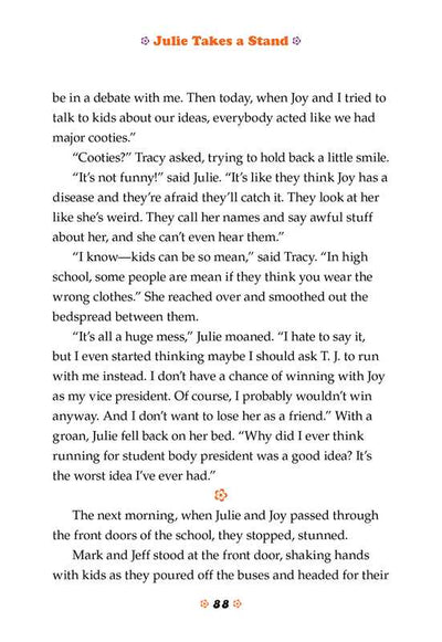 Julie Takes a Stand by Megan McDonald