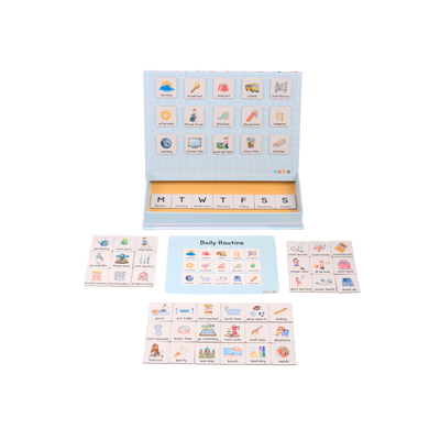 Cubo Sticky Schedules magnetic Montessori Routine Cards