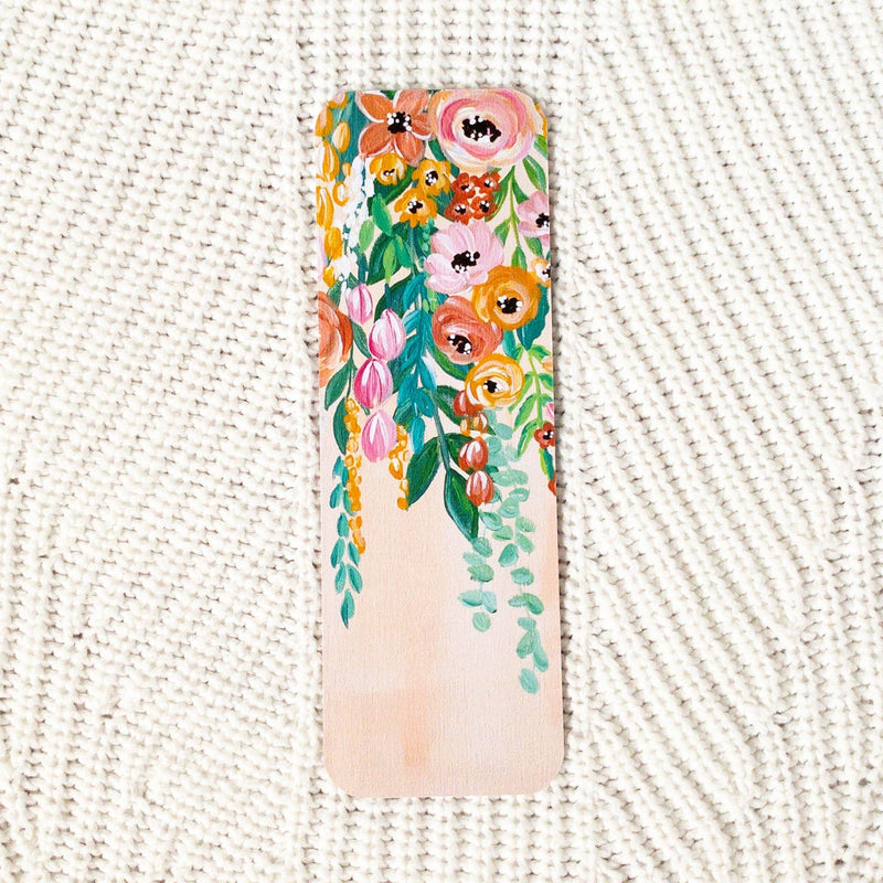 Hanging Florals Bookmark