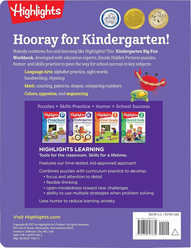 Kindergarten Big Fun Workbook