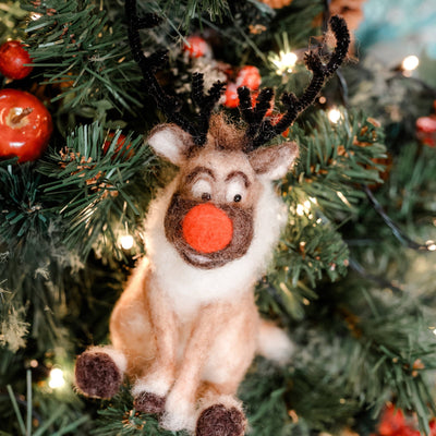 Christmas Reindeer Needle Felting Kit