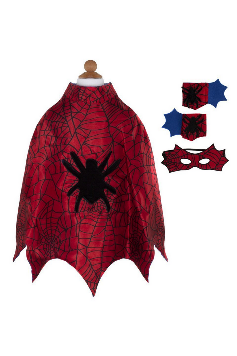 Spider Cape Set with Mask and Cuffs