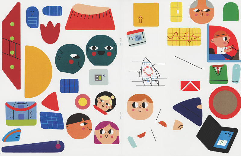 Space, Missing Bits Stickers