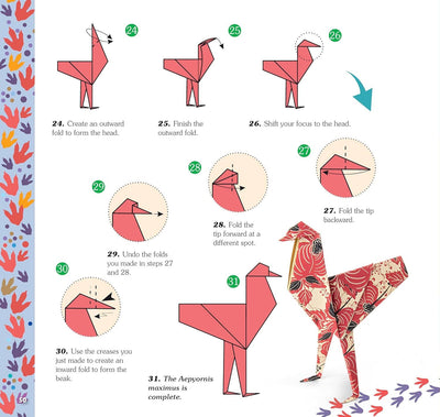 Beginner's Guide to Origami: Dinosaurs & Prehistoric Animals