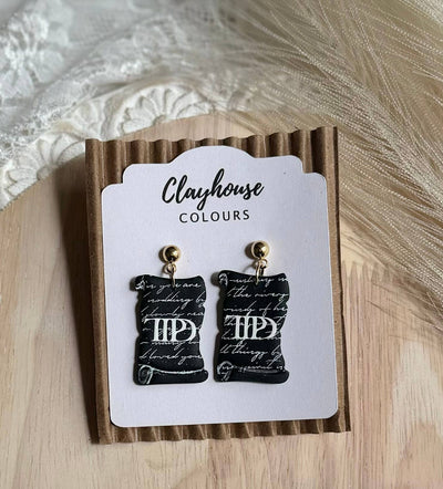 Taylor Swift Earrings | The Tortured Poets Dept Earrings