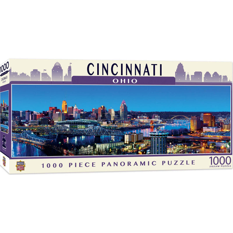 Cincinnati 1000 Piece Panoramic Puzzle