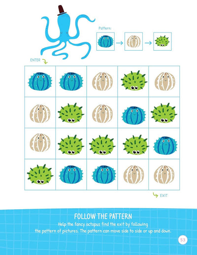 Funny Animals Activity Book Puzzles, Games, Coloring + More!