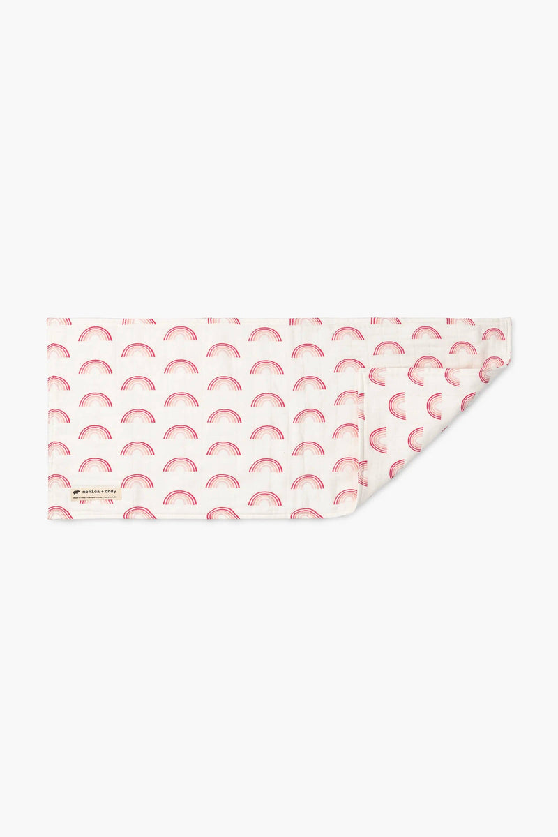 2-Pack Muslin Baby Burp Cloths - Pinks