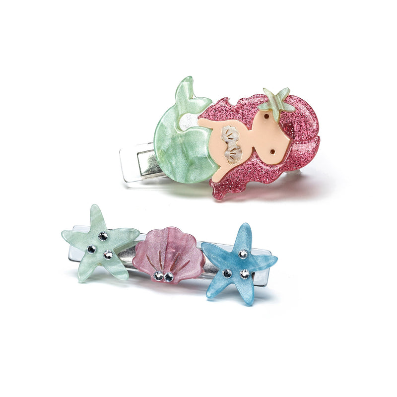 Mermaid Light Green Pearlized Hair Clip