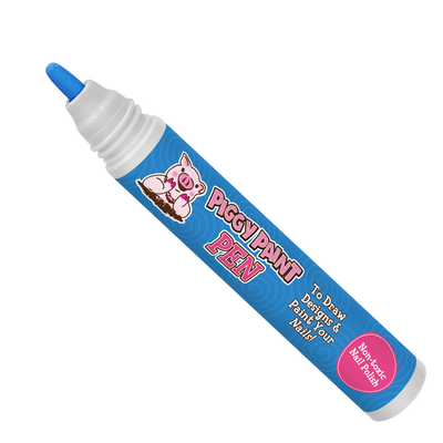 Piggy Paint Pen - Kids Non-toxic Nail Polish Pen - Variety of Colors
