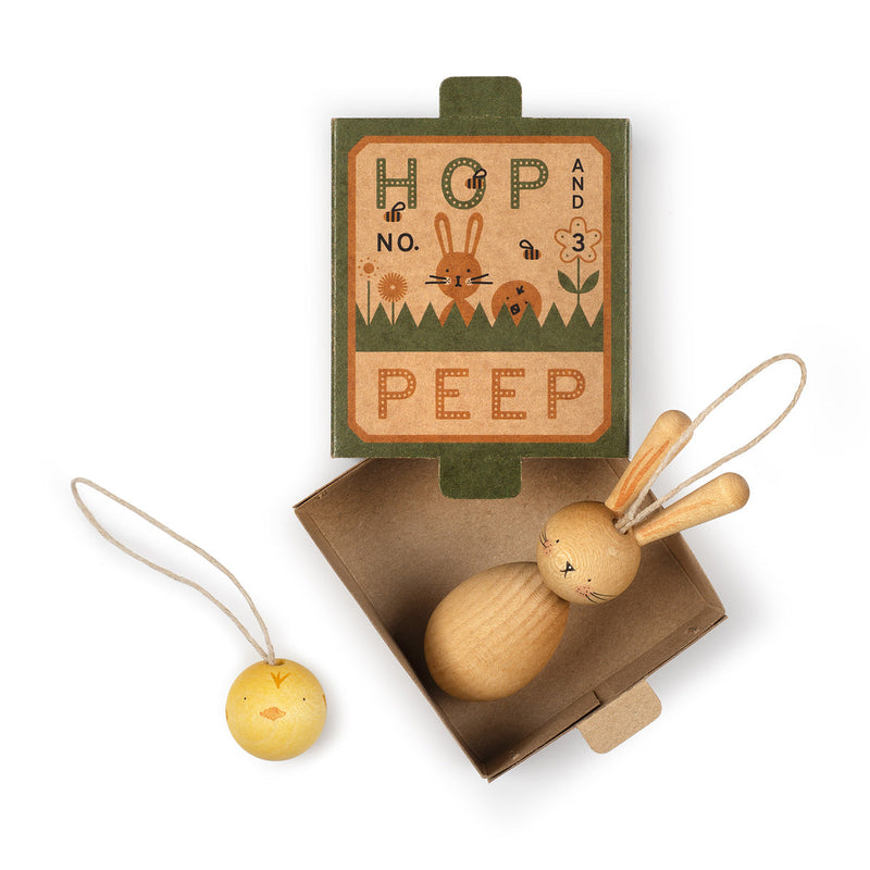 Hop and Peep Hanging Ornaments