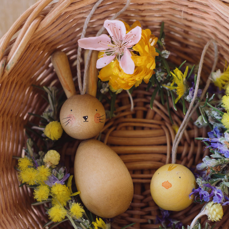 Hop and Peep Hanging Ornaments