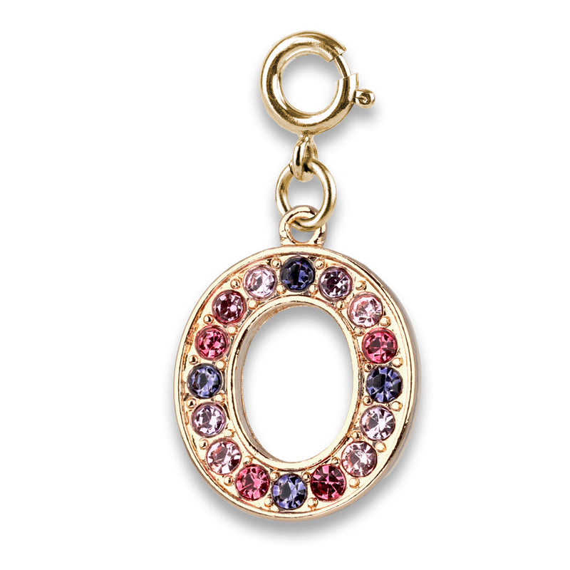Gold Pink Multi 0 Charm