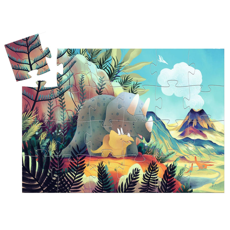 Teo the Dinosaur Silhouette 24pc Silhouette Jigsaw Puzzle