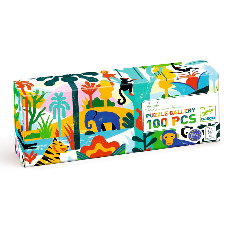 Jungle 100pc Gallery Jigsaw Puzzle + Poster
