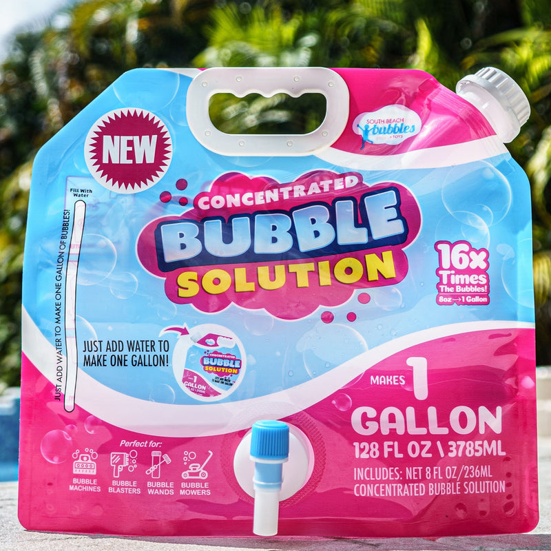 Bubble Solution Refill with Dispenser (Makes 128oz/ 1 Gallon)