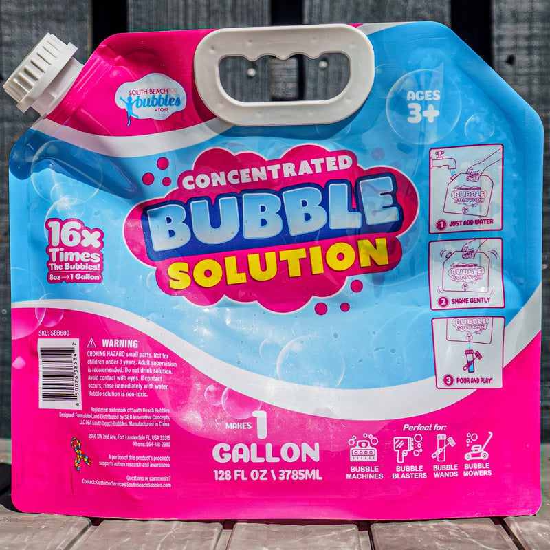 Bubble Solution Refill with Dispenser (Makes 128oz/ 1 Gallon)