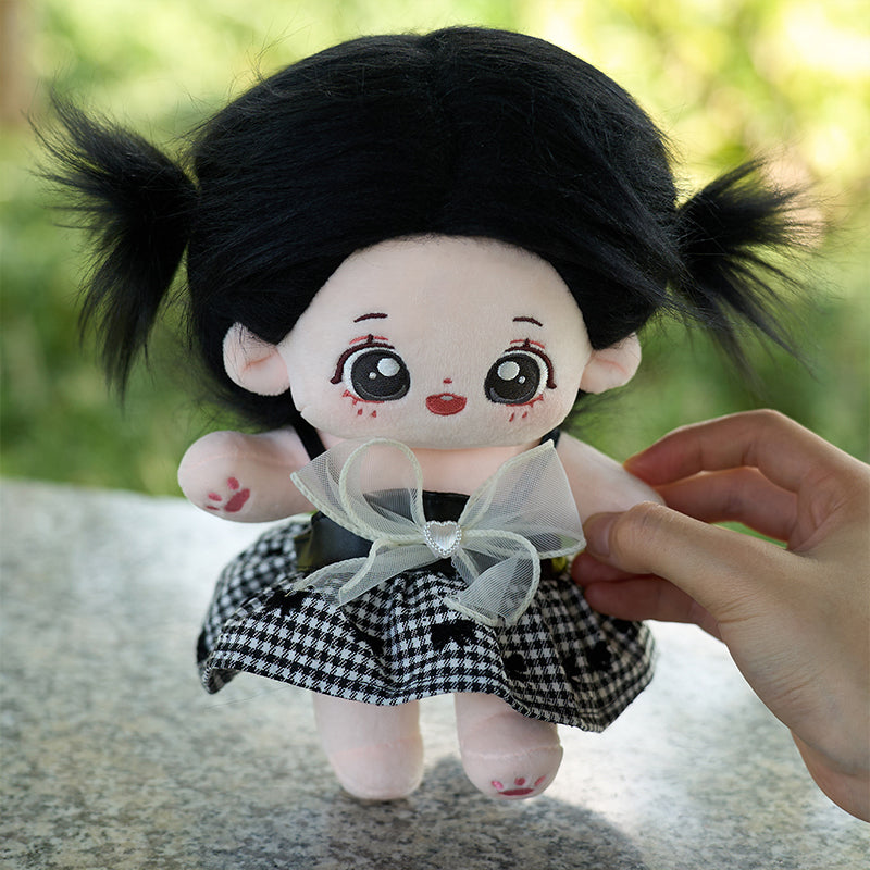 CALEMBOU Plush Doll 7.8in Cute Cotton Doll with Skeleton Anime Plush