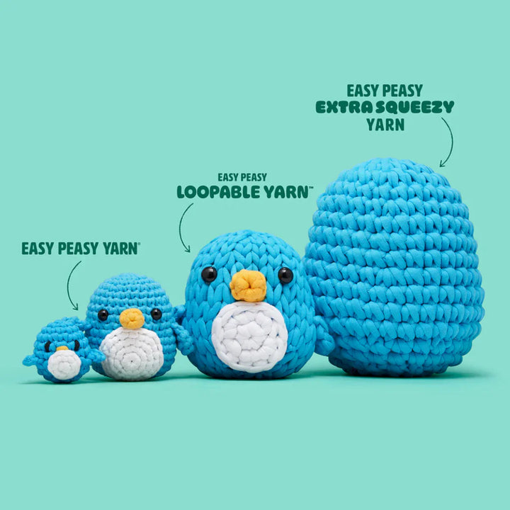あみぐるみ 「୨୧RIBBON୨୧」 KPOP Derpy Crochet Kit, Extra Squeezy – Flying Pig Toys