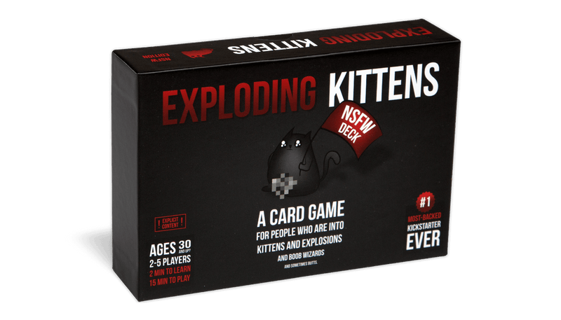 Exploding Kittens NSFW Edition for ages 17+