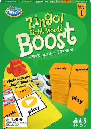 Zingo Sight Words Booster Pack