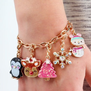 Gold Penguin Charm