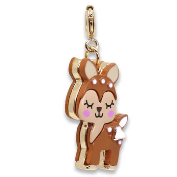 Gold Fawn Charm