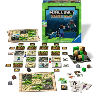 Minecraft Builders and Biomes Board Game