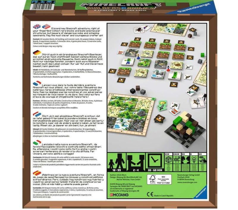 Minecraft Builders and Biomes Board Game