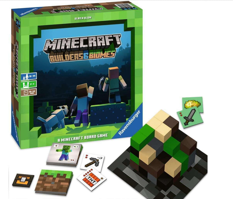 Minecraft Builders and Biomes Board Game