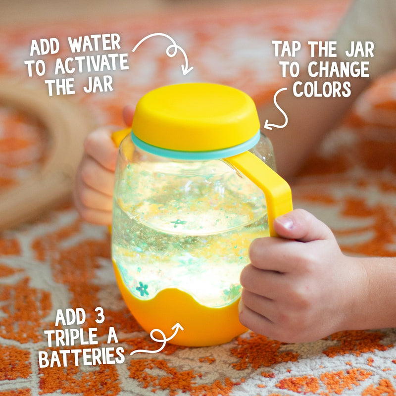 Glo Pals Sensory Jar, Variety of Colors