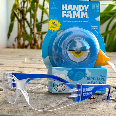 Kids Safety Glasses, Red or Blue