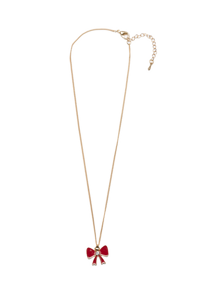 Holiday Bow Necklace