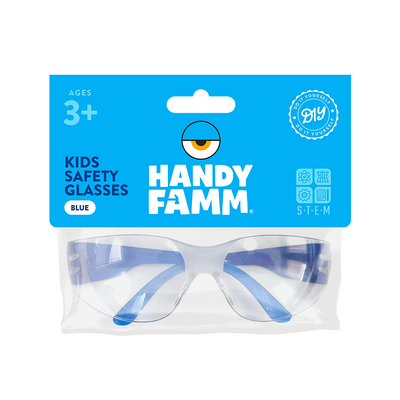 Kids Safety Glasses, Red or Blue