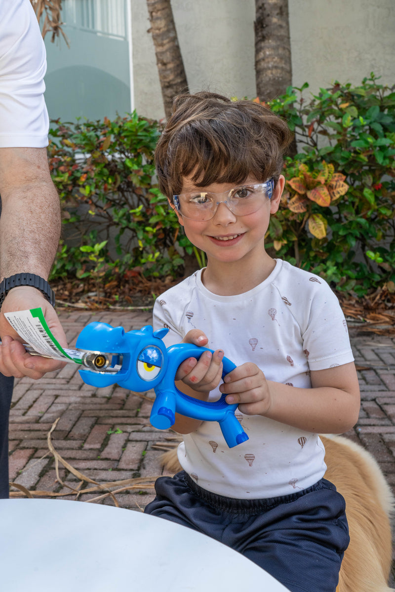 Kids Safety Glasses, Red or Blue