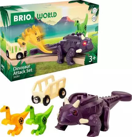 BRIO World Dinosaur Attack Set
