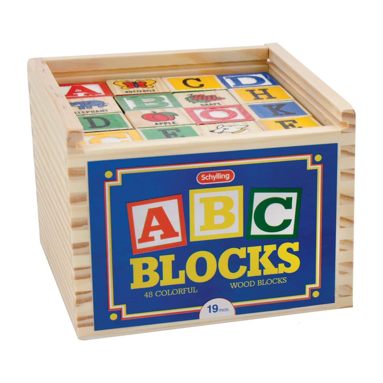 Alphabet Wood Blocks – Flying Pig Toys