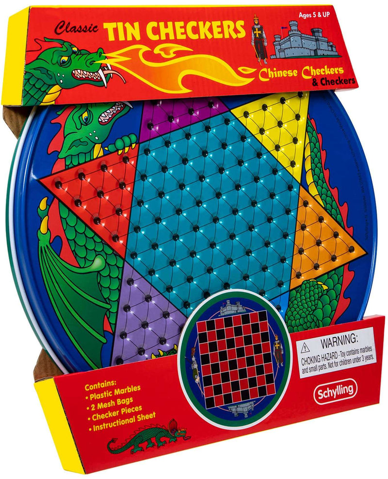 Classic Chinese Checkers Tin