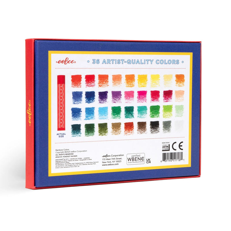36 Rainbow Oil Pastels
