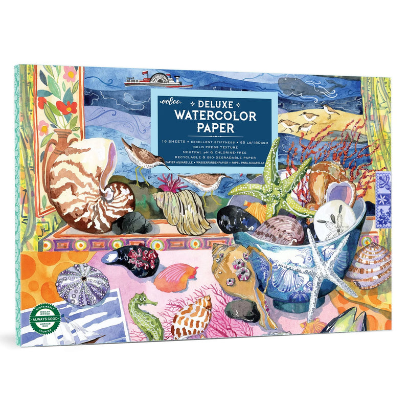 Seashells Deluxe Watercolor Paper