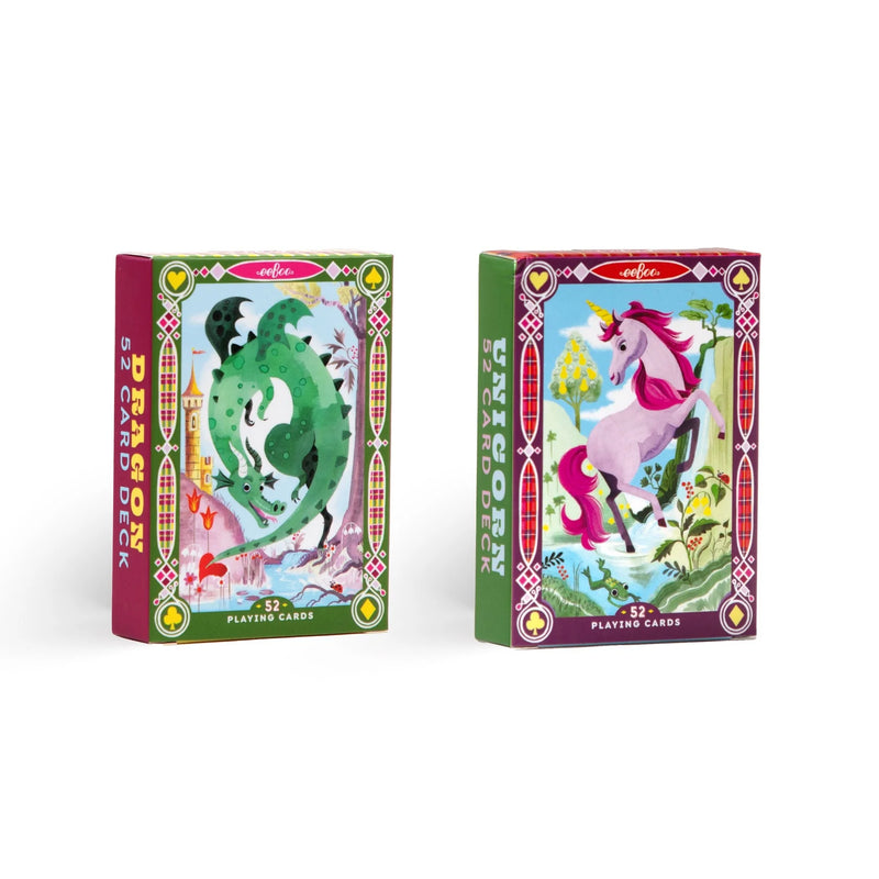 Dragon and Unicorn Playing Card