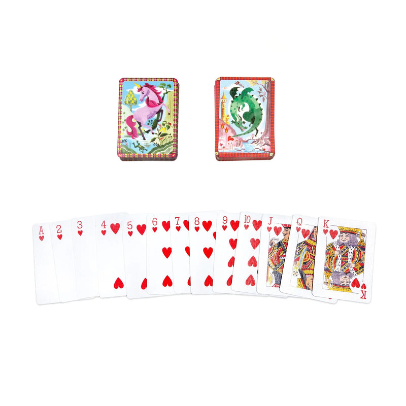 Dragon and Unicorn Playing Card
