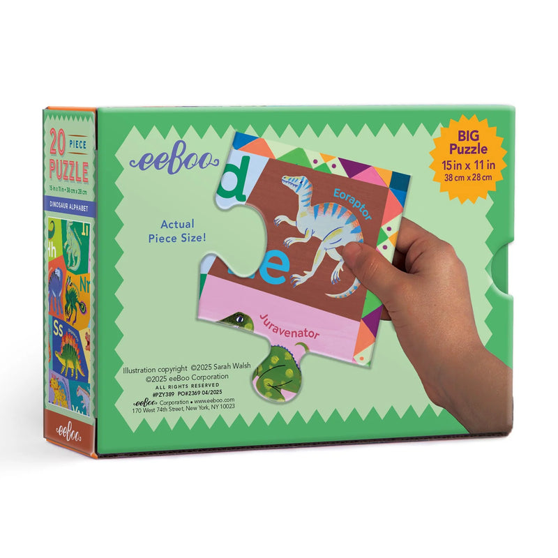 Dinosaur Alphabet 20 Piece Puzzle