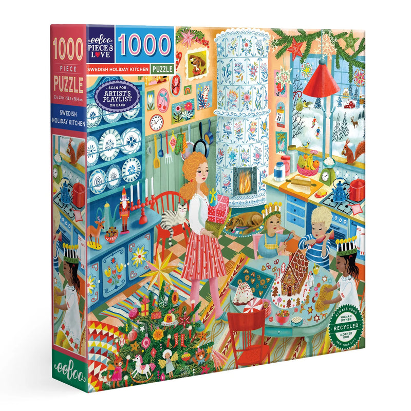 Swedish Holiday Kitchen 1000 Piece Puzzle